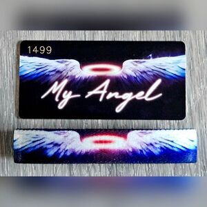 ZOX "MY ANGEL" #1499 collectible silver stitched remembrance memorial wristband